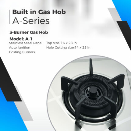 3 Burner Gas Hob A-1