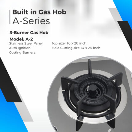 3 Burner Gas Hob A-2