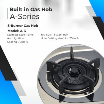 3 Burner Gas Hob A-3