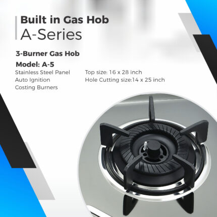 3 Burner Gas Hob A-5