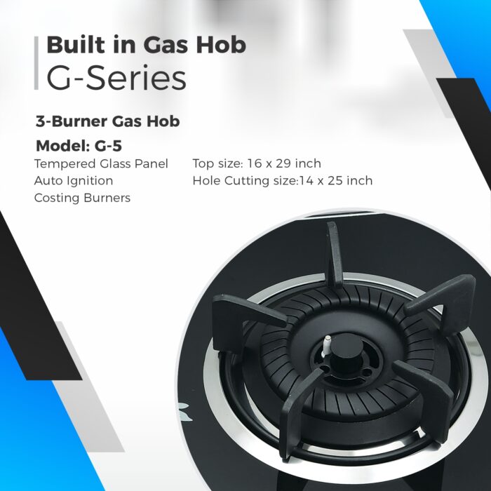 3 Burner Gas Hob G-5