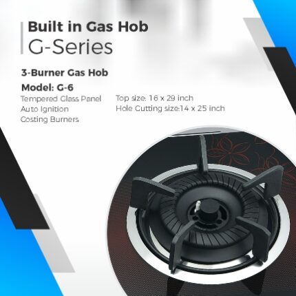 3 Burner Gas Hob G-6