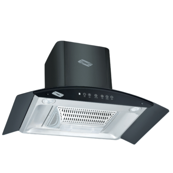 BESTER 34″ Range Hood | Stainless Steel, Tempered Glass, Touch Panel